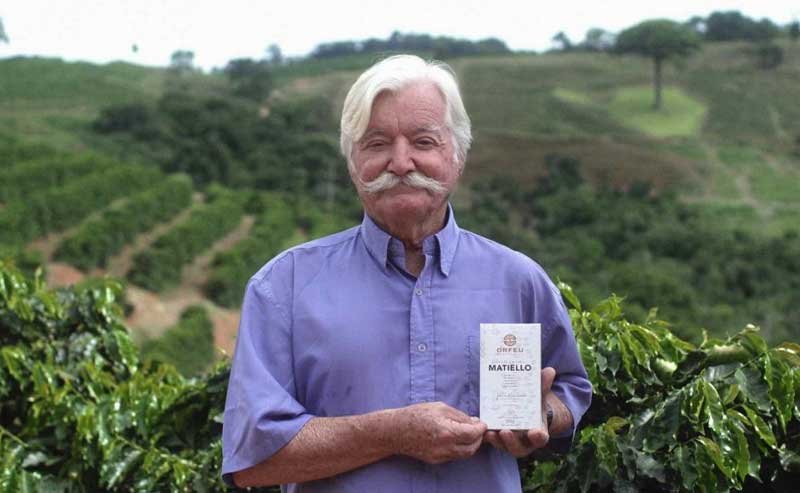 Café Orfeu Matiello é uma homenagem a um dos maiores pesquisadores de café do mundo
