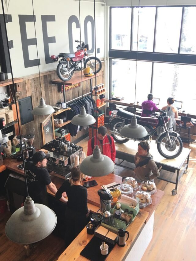 10 lugares nos EUA para quem curte Cafés e Motocicletas